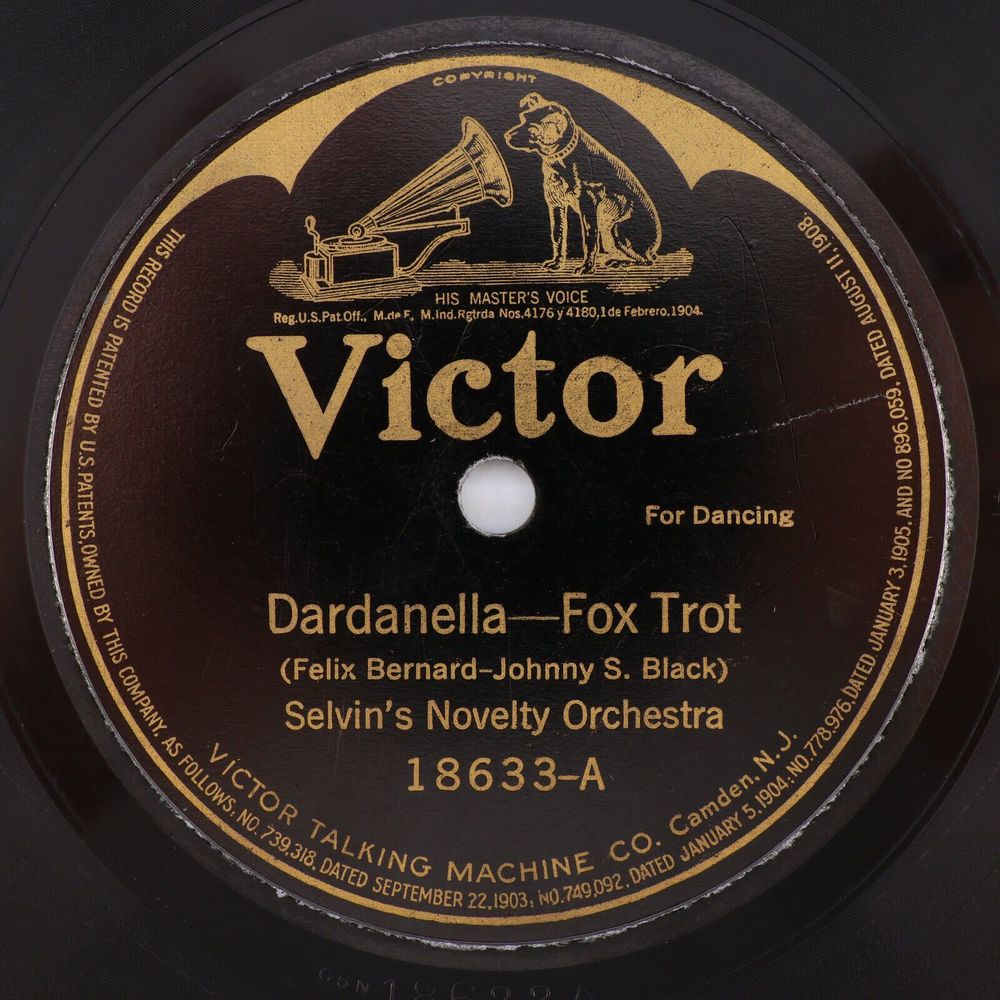 Selvin's Novelty Orchestra – Dardanella / My Isle Of Golden Dreams 78 rpm Record